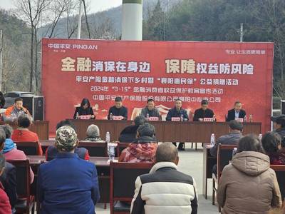 平安产险襄阳中支开展金融消保下乡村暨&ldquo;襄阳惠民保&rdquo;公益捐赠活动